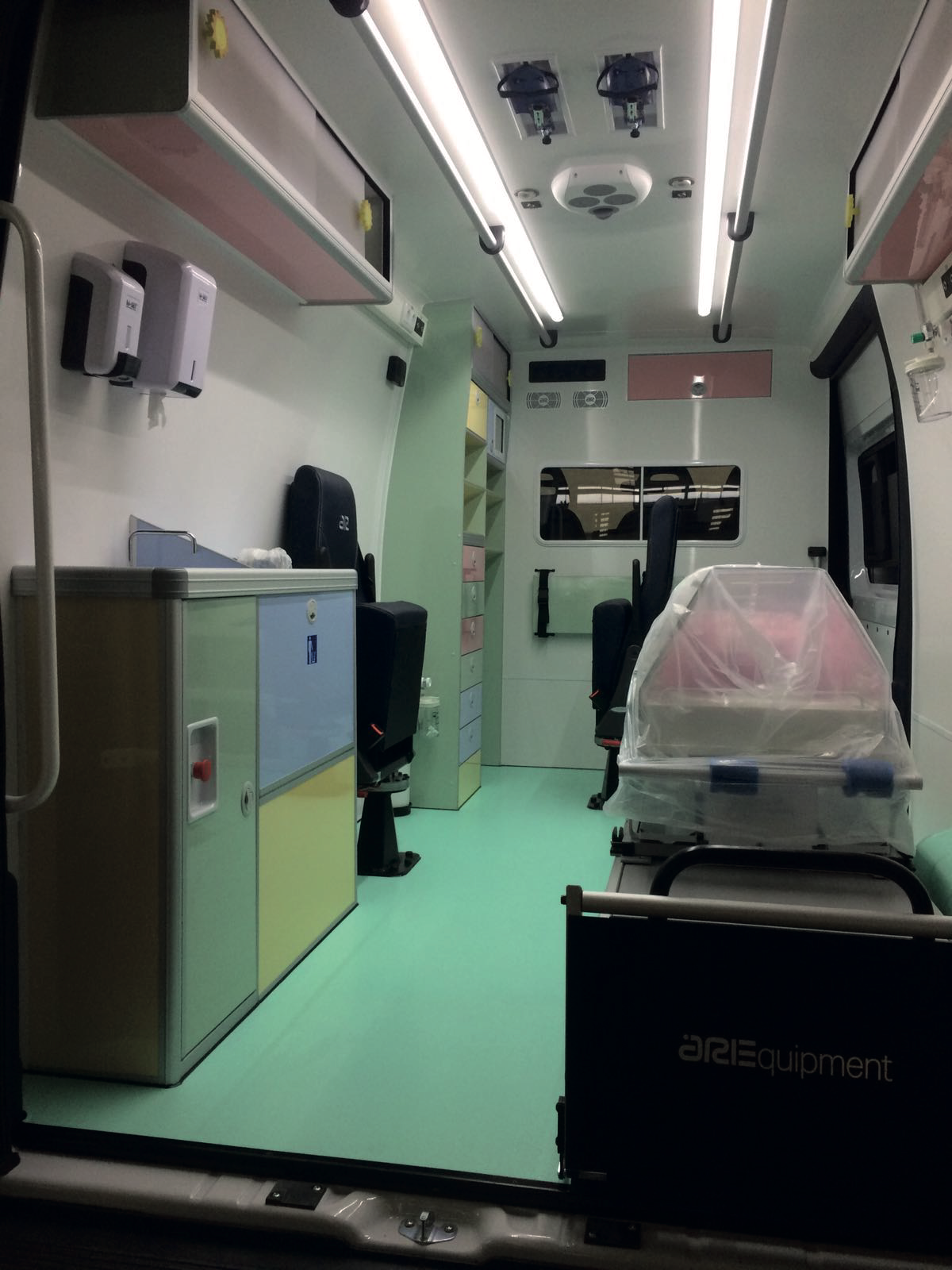 Type B/C Fourgon - Vue intérieure